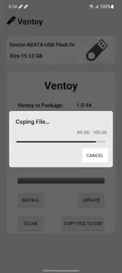 Ventoy (Unofficial) android App screenshot 0